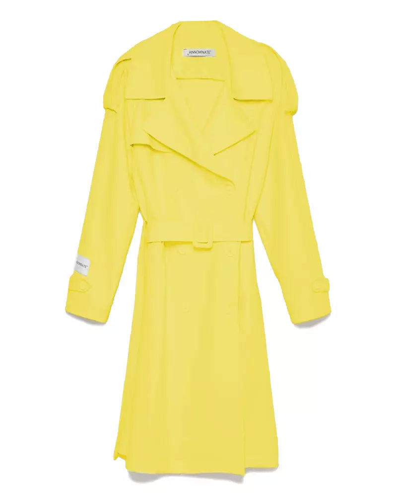 Yellow Polyester Jackets & Coat
