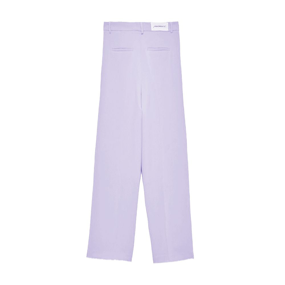 Purple Polyester Jeans & Pant